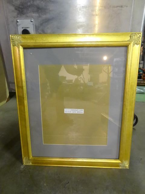 lot 14 image: Gold finish frame. 20 x 24. With ma...