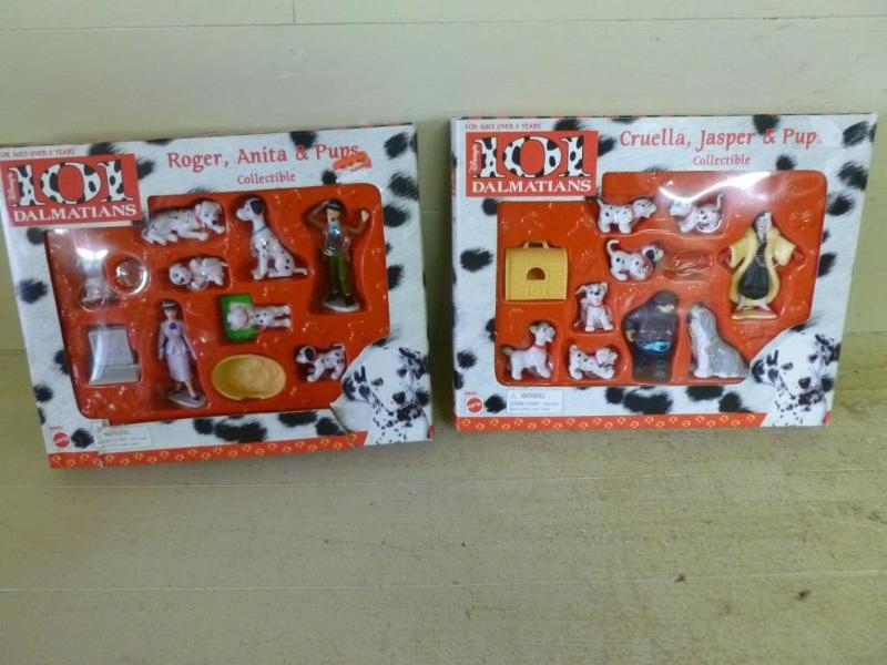 lot 126 image: Lot of two 101 Dalmatians&nbsptoy ...