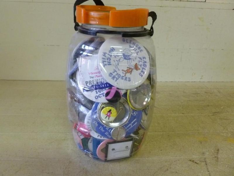 lot 164 image: Large plastic jug filled with colle...