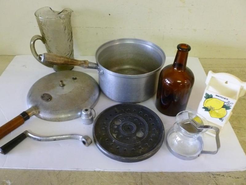 lot 193 image: This lot consists of a glass water ...