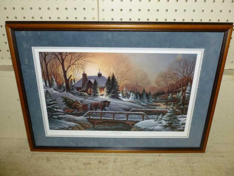 lot 2 image: Beautiful Terry Redlin " Headi...