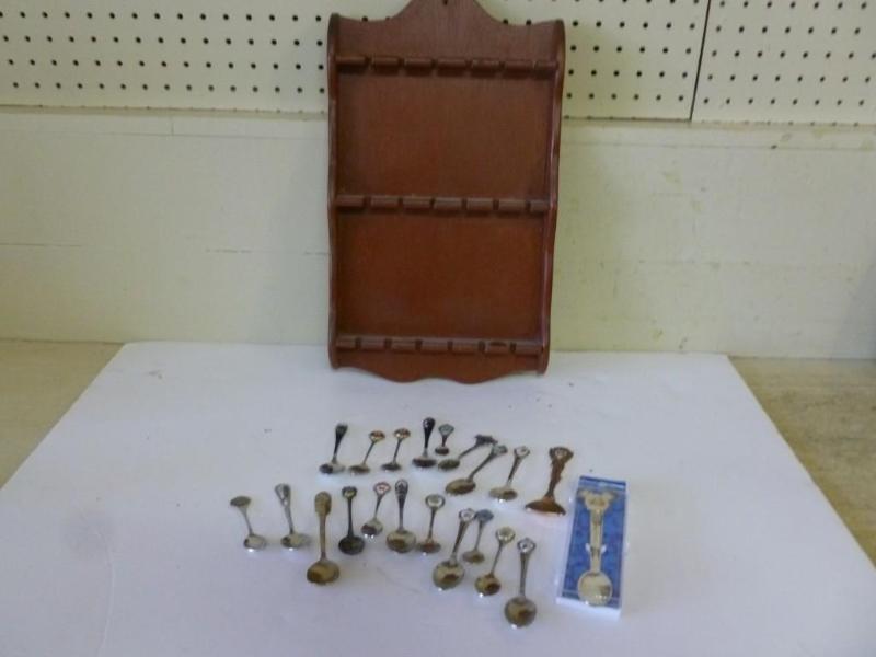 lot 205 image: Large lot of collector spoons and a...