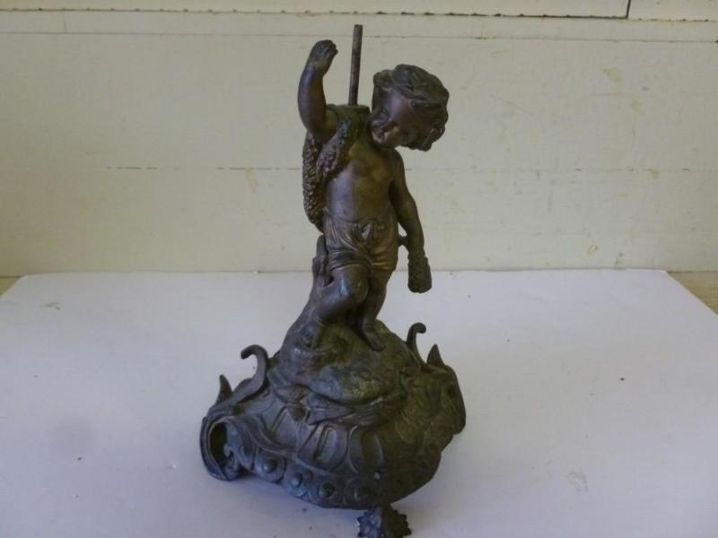 lot 207 image: Large vintage cast iron decoration ...