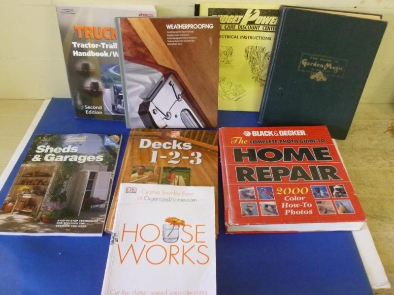 lot 241 image: Lot of handyman type books....