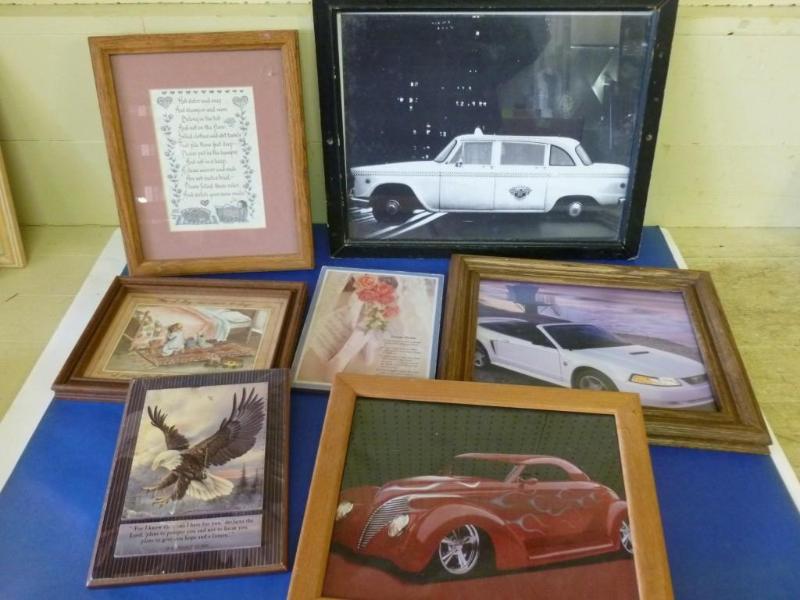 lot 249 image: Large lot of seven decorative pictu...