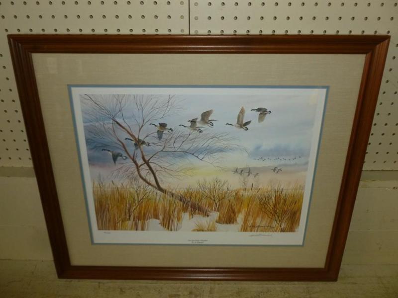 lot 3 image: Large Al Schendel " Lac Qui Pa...