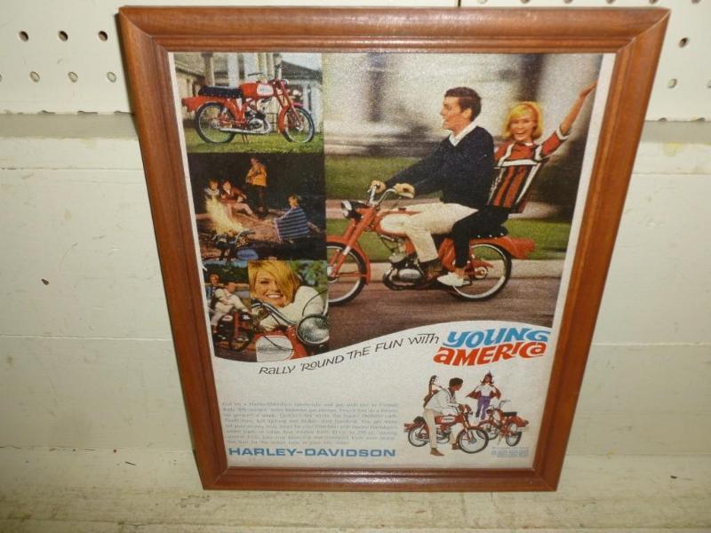 lot 4 image: Vintage Harley Davidson - Young Ame...