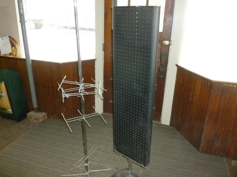 lot 68 image: Lot of two display racks that inclu...