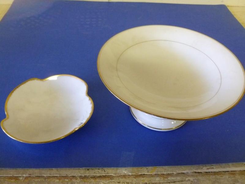 lot 77 image: Vintage AH & C gold plated porc...