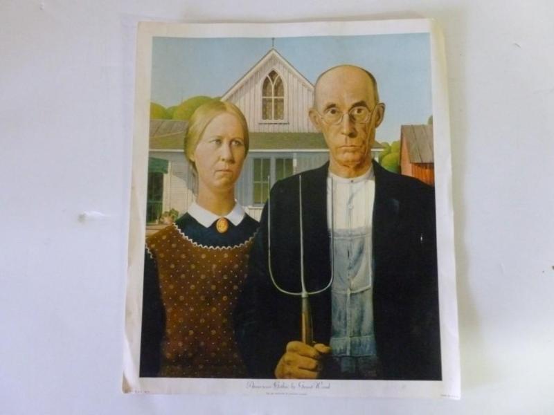 lot 96 image: Grant Wood D.A.C New York 1963 Lith...