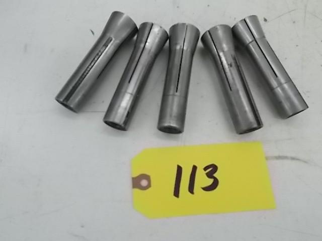 lot 113 image: (5) R8 Collets...