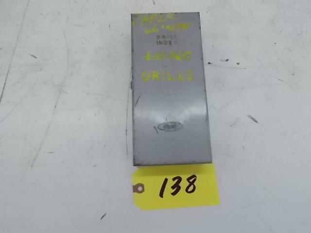 lot 138 image: Drill Index 116-12 with Drills...
