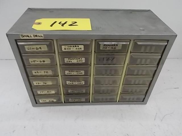 lot 142 image: Small Drills & Reamers with Cab...