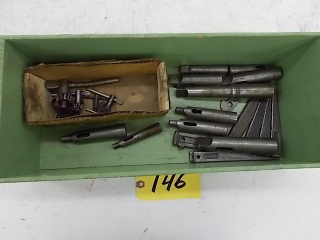 lot 146 image: Morse Taper Sleeves, Drift Pins, &a...