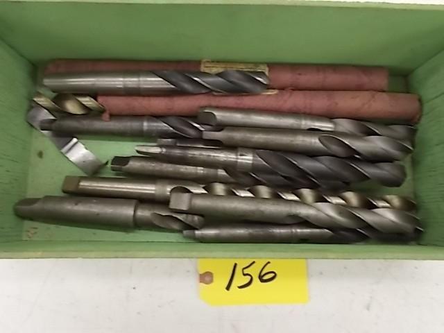 lot 156 image: Asstd Morse Taper Drills...