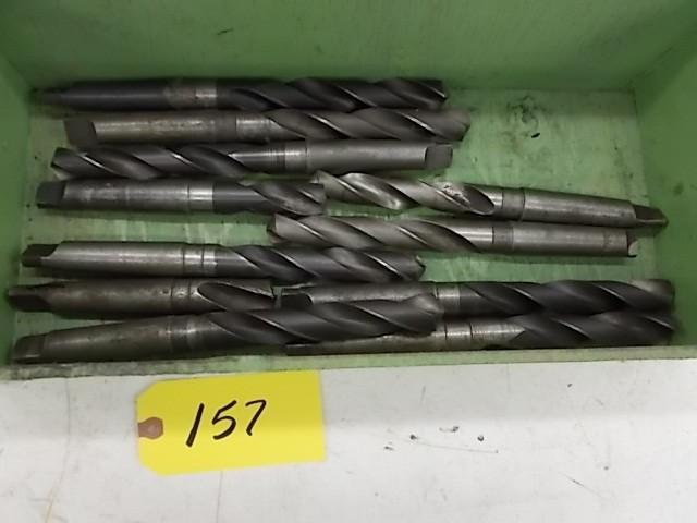 lot 157 image: Asstd Morse Taper Drills...