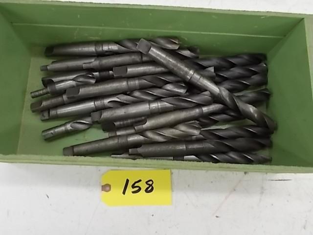 lot 158 image: Asstd Morse Taper Drills...