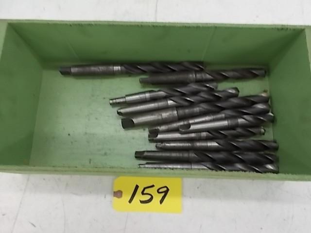 lot 159 image: Asstd Morse Taper Drills...