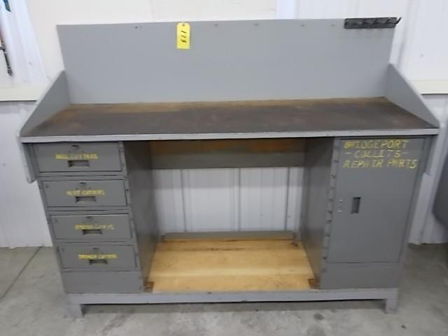 lot 173 image: 5 12 Work Bench with Cabinets...