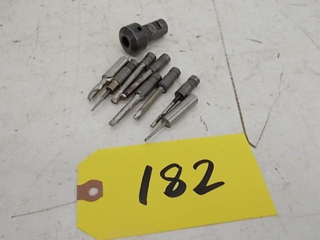 lot 182 image: 38 Tool Holder with (8) Cutters...