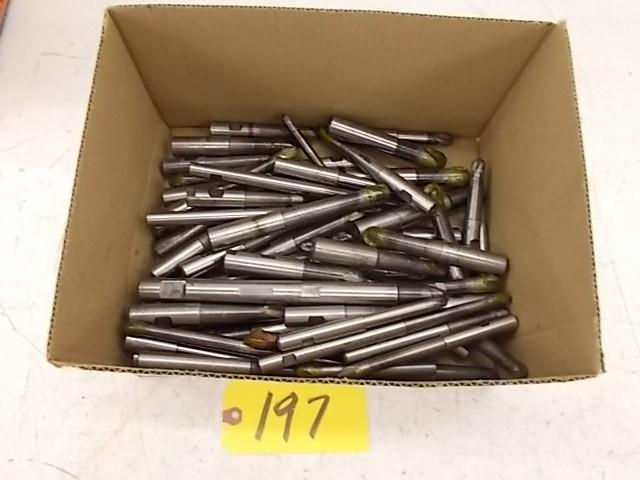 lot 197 image: Asstd Carbide Tipped End Mills...