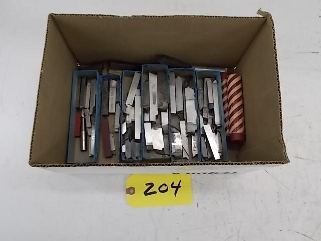 lot 204 image: Asstd Lathe Cutters...