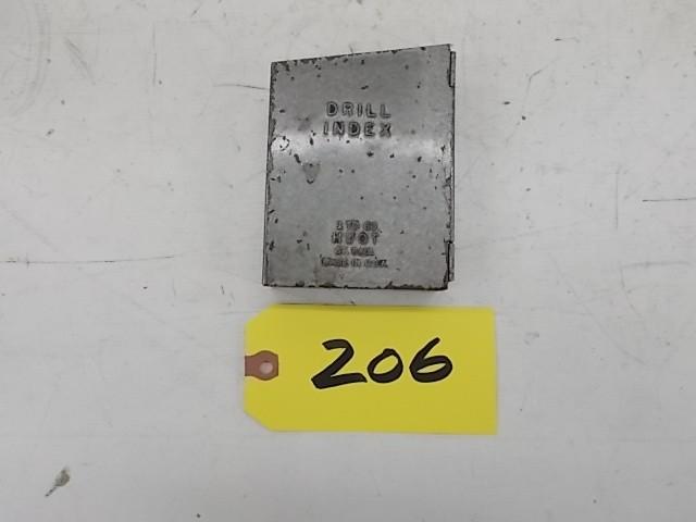 lot 206 image: Drill Index 1-60 with Drills...