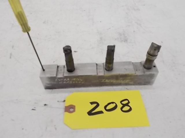 lot 208 image: (3) Indexable Mill Cutters, 12 &am...