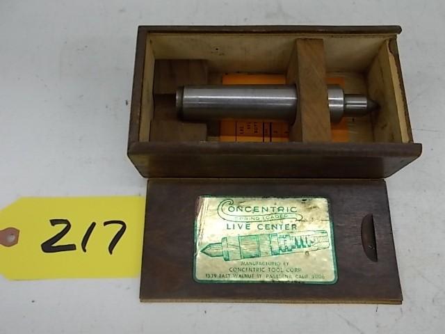 lot 217 image: Concentric Live Center...