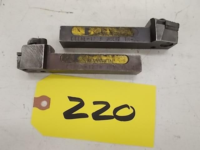 lot 220 image: (2) Kennametal Tool Holders...