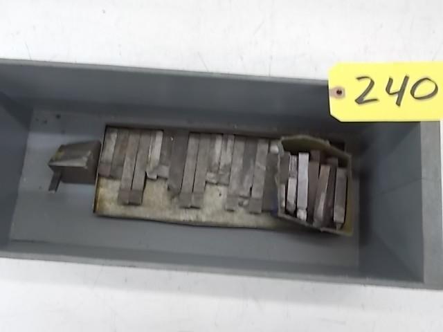 lot 240 image: Asstd Lathe Cutters...