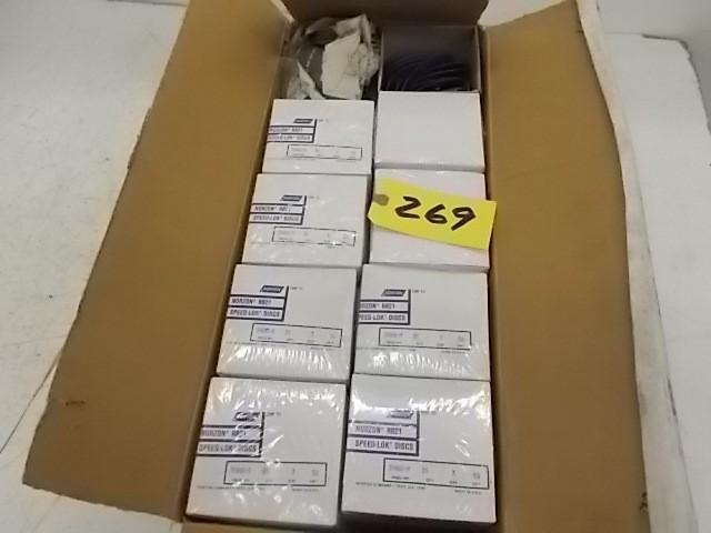 lot 269 image: (9) Boxes 25 ct. 3" Norton Twi...
