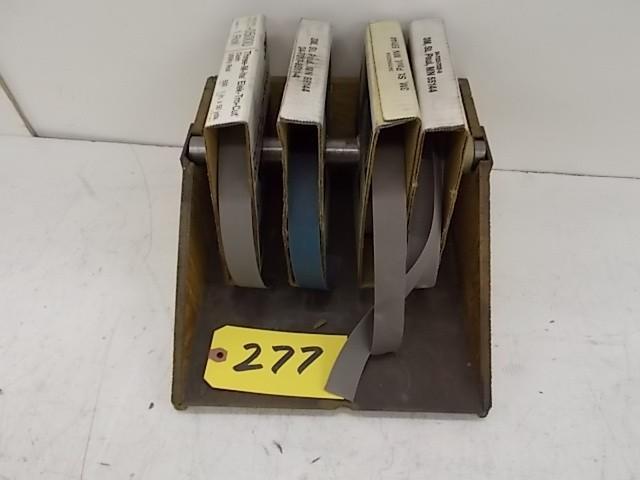 lot 277 image: (4) Rolls Emery Cloth with Dispense...