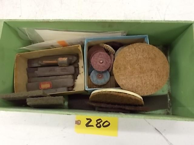 lot 280 image: Asstd Scotchbrite, Cratex, & B...