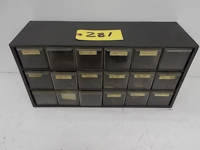 lot 281 image: Parts Cabinet with Asstd Laps &...