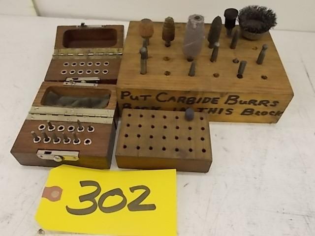 lot 302 image: Carbide Burrs & Misc....