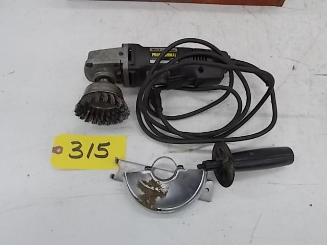 lot 315 image: Black & Decker 4 12" Angl...