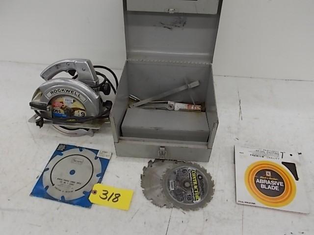 lot 318 image: Rockwell 6 12" Circular Saw...