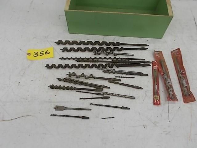 lot 356 image: Asstd Auger Drill Bits...