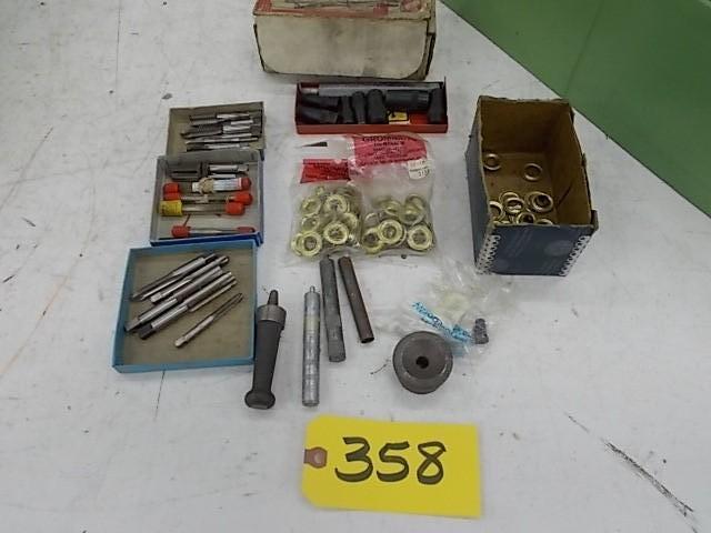 lot 358 image: Asstd Gasket Punches, Grommets wit...