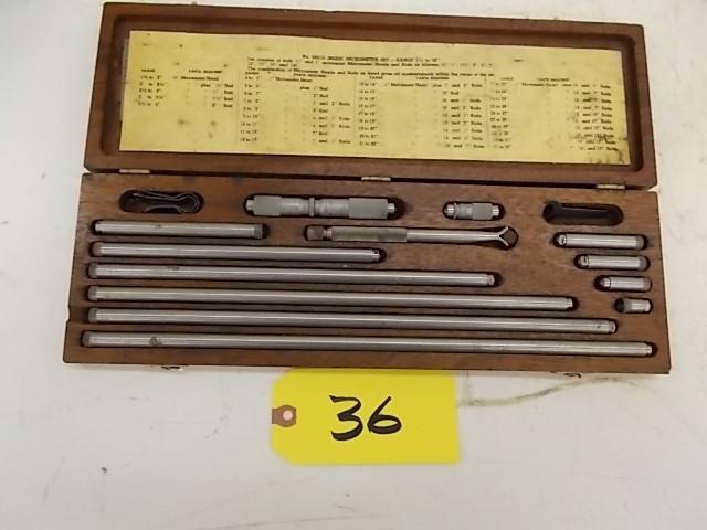lot 36 image: Lufkin Inside Micrometer Set...