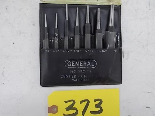 lot 373 image: General Center Punch Set...