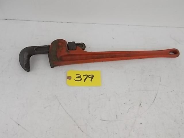 lot 379 image: Ridgid 24" Pipe Wrench...