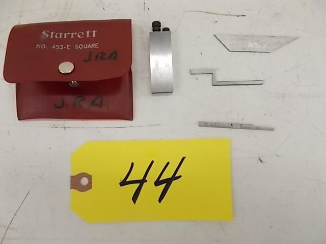 lot 44 image: Starrett #453-E Square...