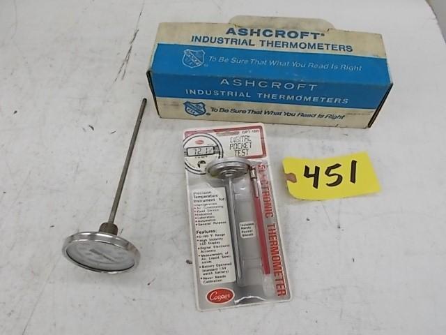 lot 451 image: (2) Thermometers...