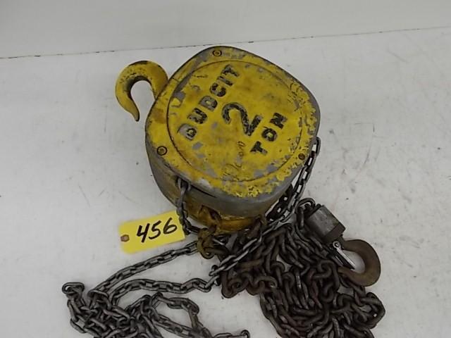 lot 456 image: Budgit 2 Ton Chain Hoist...