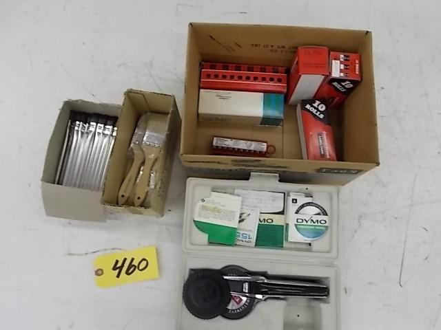 lot 460 image: Asstd Brushes & Labeling Suppl...