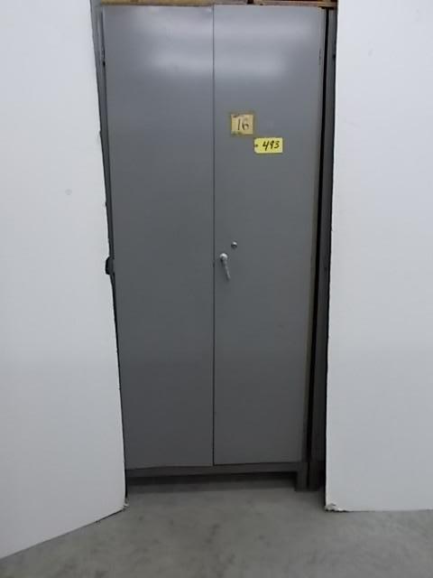 lot 493 image: Lyon H.D 2 Door Metal Cabinet, 24x3...