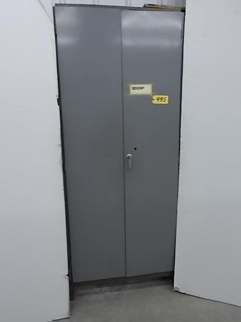 lot 495 image: Lyon H.D 2 Door Metal Cabinet, 24x3...