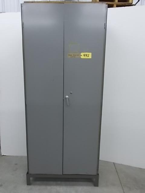 lot 498 image: Lyon H.D 2 Door Metal Cabinet, 24x3...